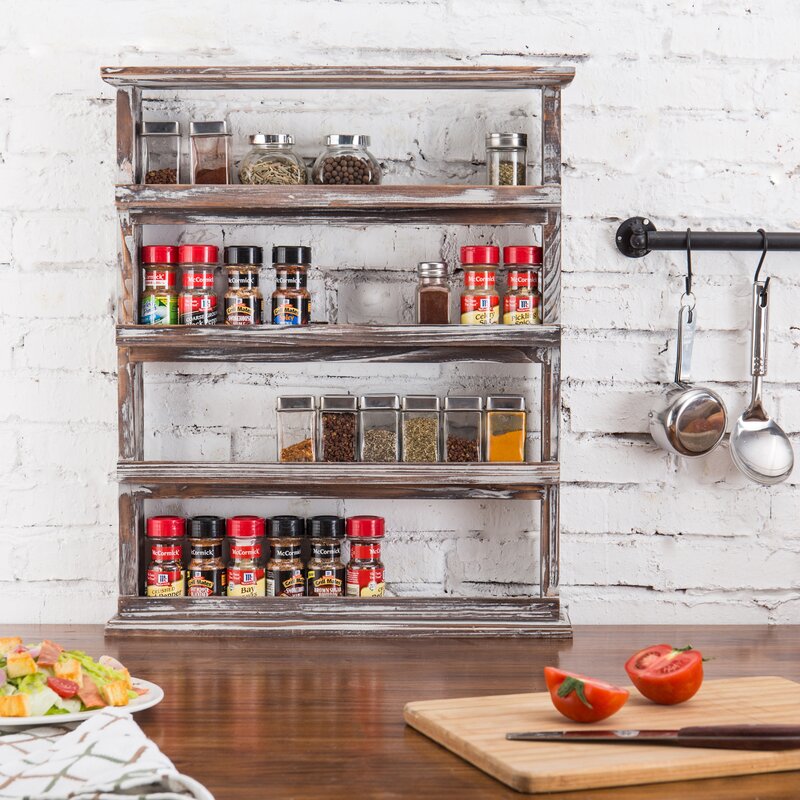 2024 Spice Racks, Wood, Kitchen Storage,